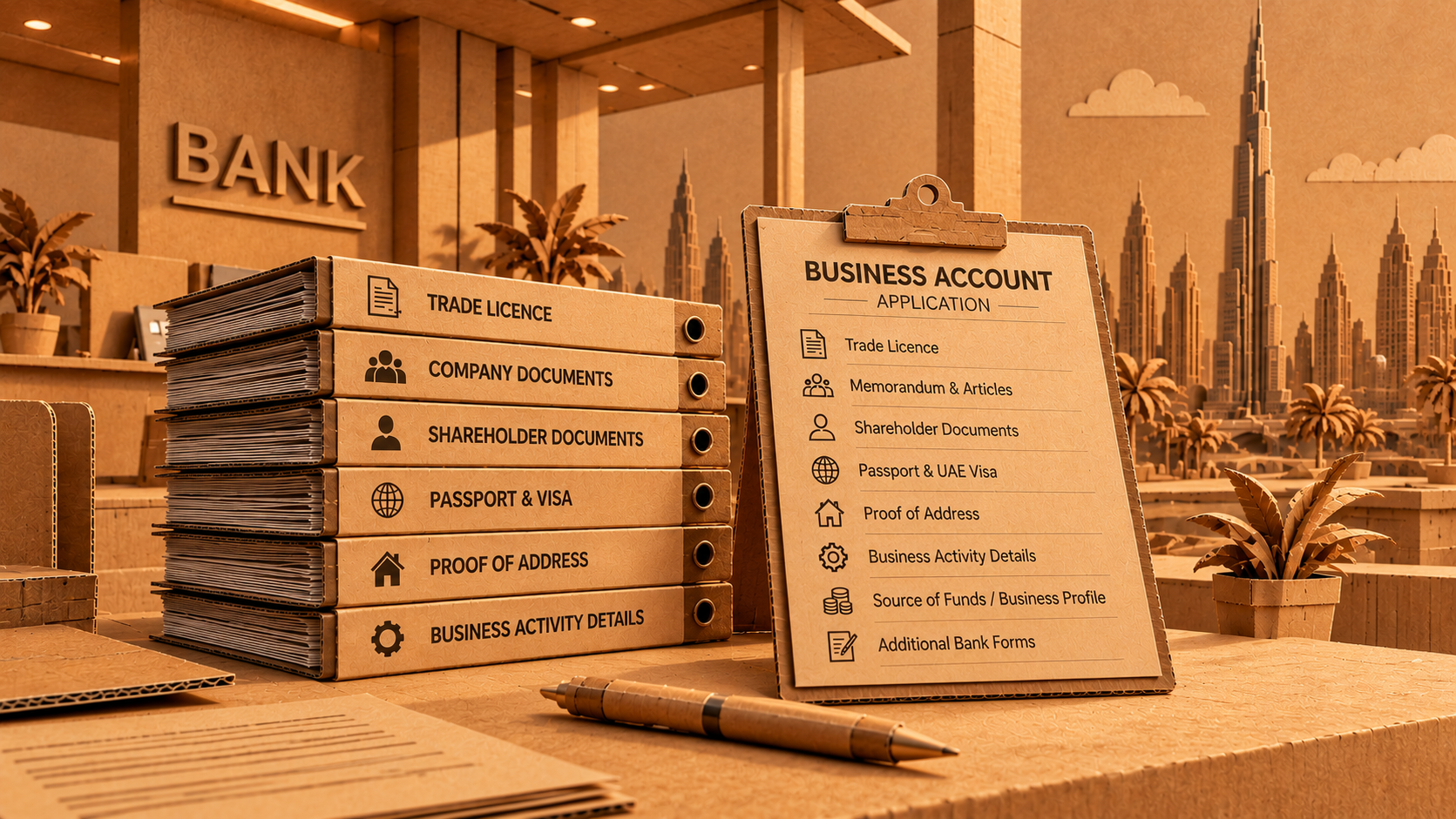 What Documents Do Banks Check Before Opening a UAE Business Account?